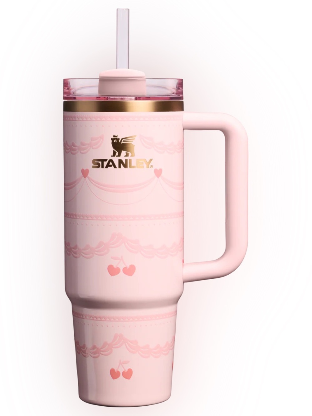 The Valentine’s Day Quencher H2.0 Flowstate Tumbler | 30 OZ | Pink Velvet Cake